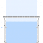 Absturzsicherung Glas matt
