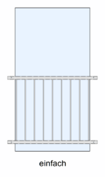 französischer Balkon (Absturzsicherung)