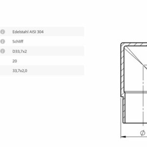 Handlaufverbinder 33,7 90° eckig