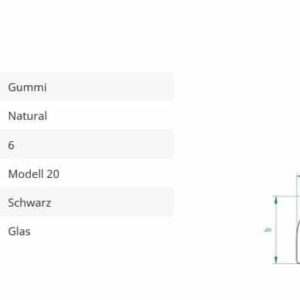 Gummieinlage Mod20 6