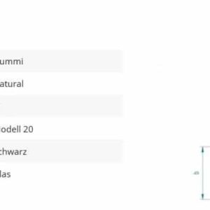 Glashalter Mod20 Gummi 8