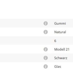 Gummieinlage Mod21 6