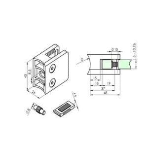 Glashalter Mod230 42,4
