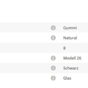 Glashalter Mod230 Gummi 8