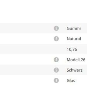 Gummieinlage Mod26 10,76