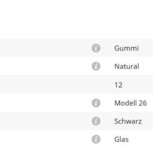Gummieinlage Mod26 12