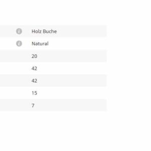 Endkugel Buche 42 halbrund