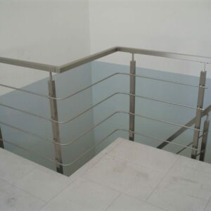 Rohrstütze 40x40 flach Gelenk