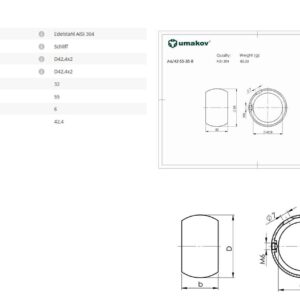 Rohrstütze Ring 42,4