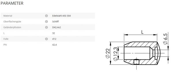 Querstabaufnahme 12 42,4