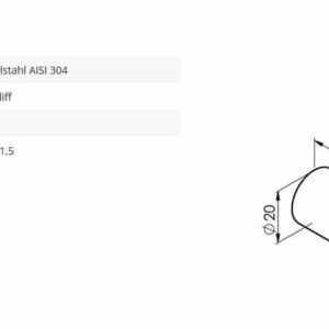 Wandanker Hülse 120