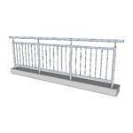 Balkon-Brüstung (vertikale Füllstäbe) – Bild 4