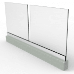 Balkongeländer Ganzglas