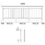 Edelstahlgeländer-I-Form-aufseitige Montage-vertikale Füllstäbe