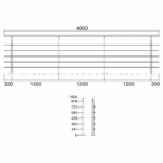 Reling aufseitig 5 FS 4m