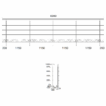 Reling seitlich 3 FS 5m