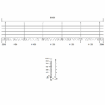 Reling seitlich 4 FS 6m