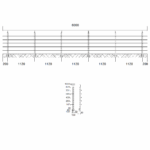 Reling seitlich 5 FS 6m