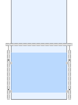 Absturzsicherungen Glas klar