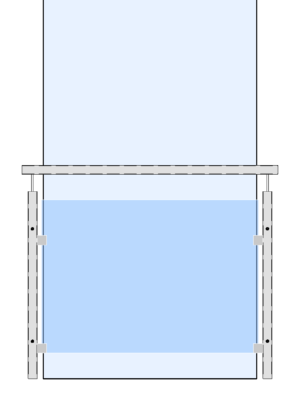 Absturzsicherungen Glas matt