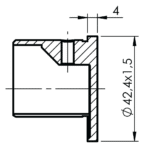 Profilrohr 42 End – Bild 2