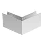 Ganzglas U aufseitig 90° außen