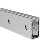 Ganzglas U-Profil seitlich